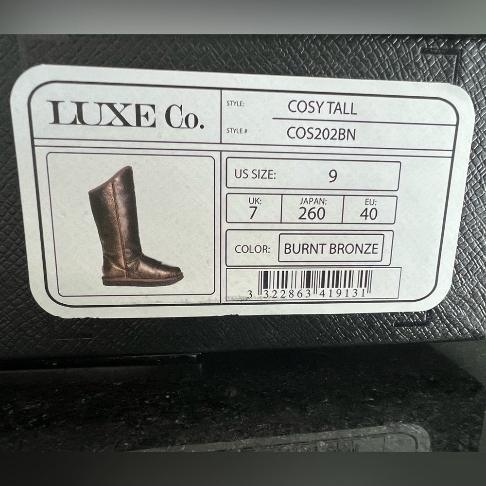 Australia Luxe Co. Cosy tall boot in burnt bronze